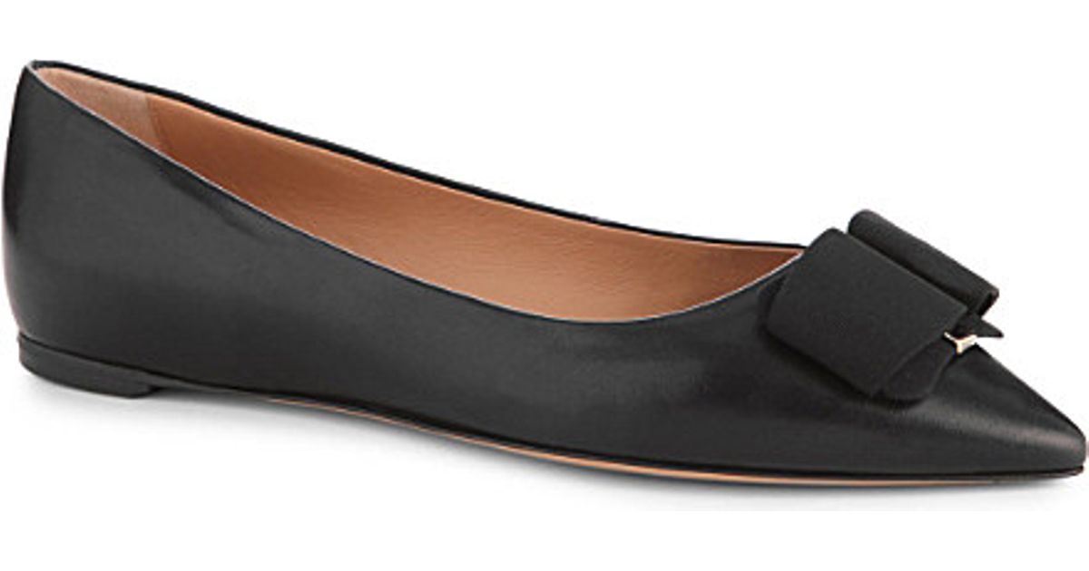 ferragamo pointed flats