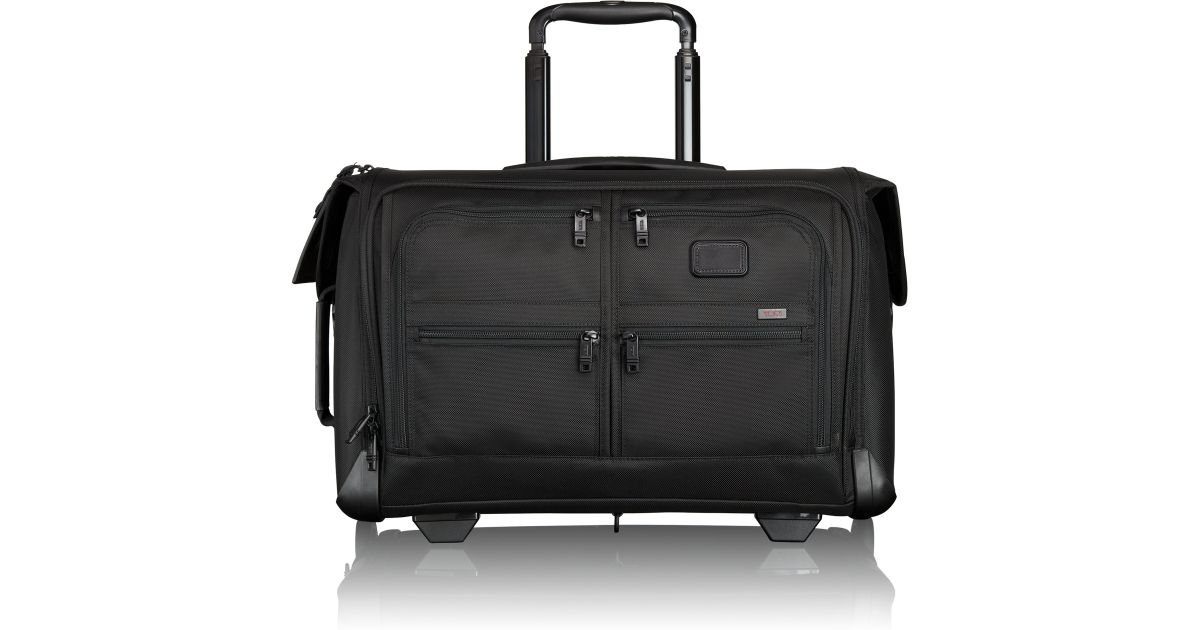 Lyst Tumi Alpha 2 Wheeled Carry On Garment Bag In Black For Men
