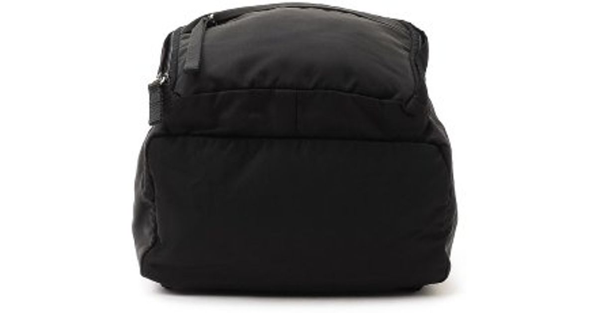 Prada Pre-Owned: Tessuto Backpack in Black for Men | Lyst