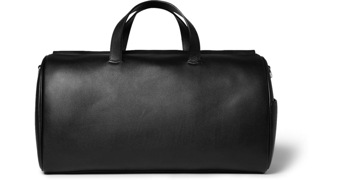 Lyst - Loewe Leather Duffle Bag in Black for Men