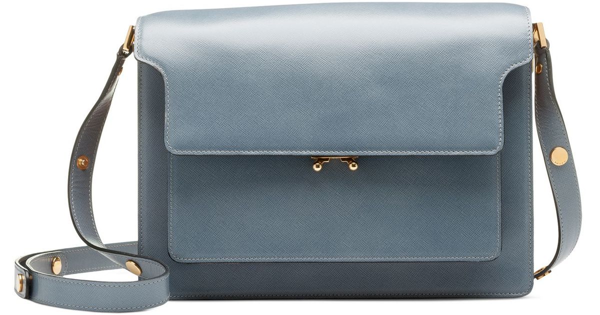 marni trunk bag blue