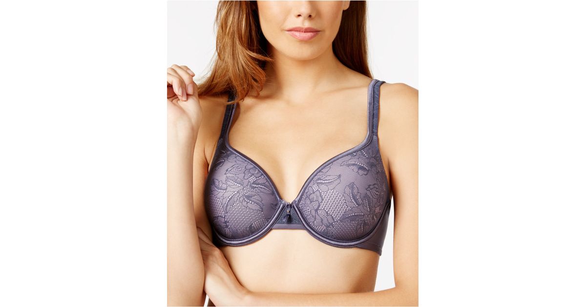 Lyst Vanity Fair Caress Beauty Back Lace Full Coverage Underwire Lyst Vanity Fair Caress Beauty Back Lace Full Coverage Underwire Bra 75336 In Purple