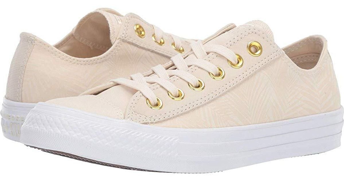 Converse Chuck Taylor All Star Summer Palms Ox (natural Ivoryantique Brasswhite) Classic Shoes Lyst Converse Chuck Taylor All Star Summer Palms Ox (natural Ivoryantique Brasswhite) Classic Shoes Lyst