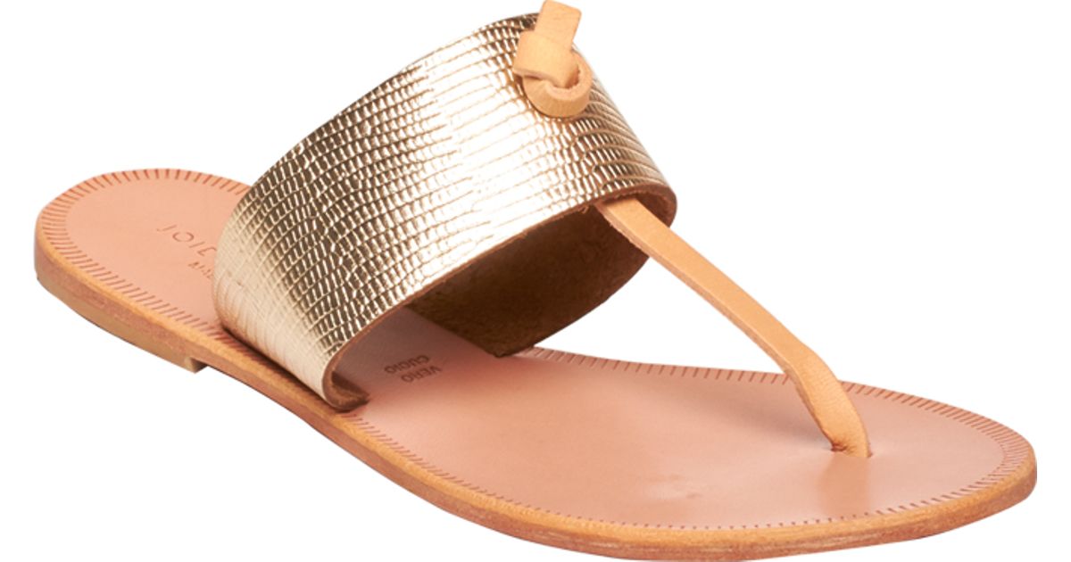 Joie Nice Sandals in Gold (Platinum) | Lyst