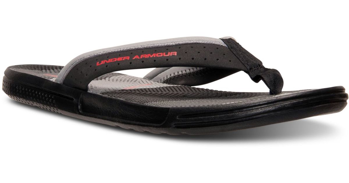 under armour mens thong sandals