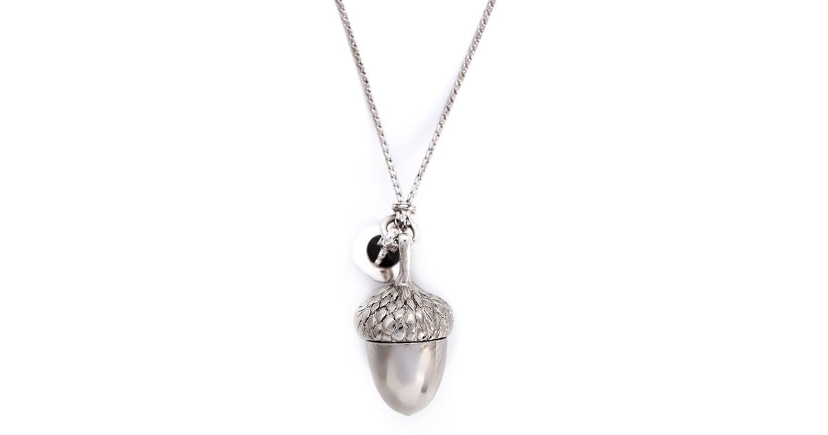 Lyst Vivienne Westwood Alonso Acorn Pendant Necklace