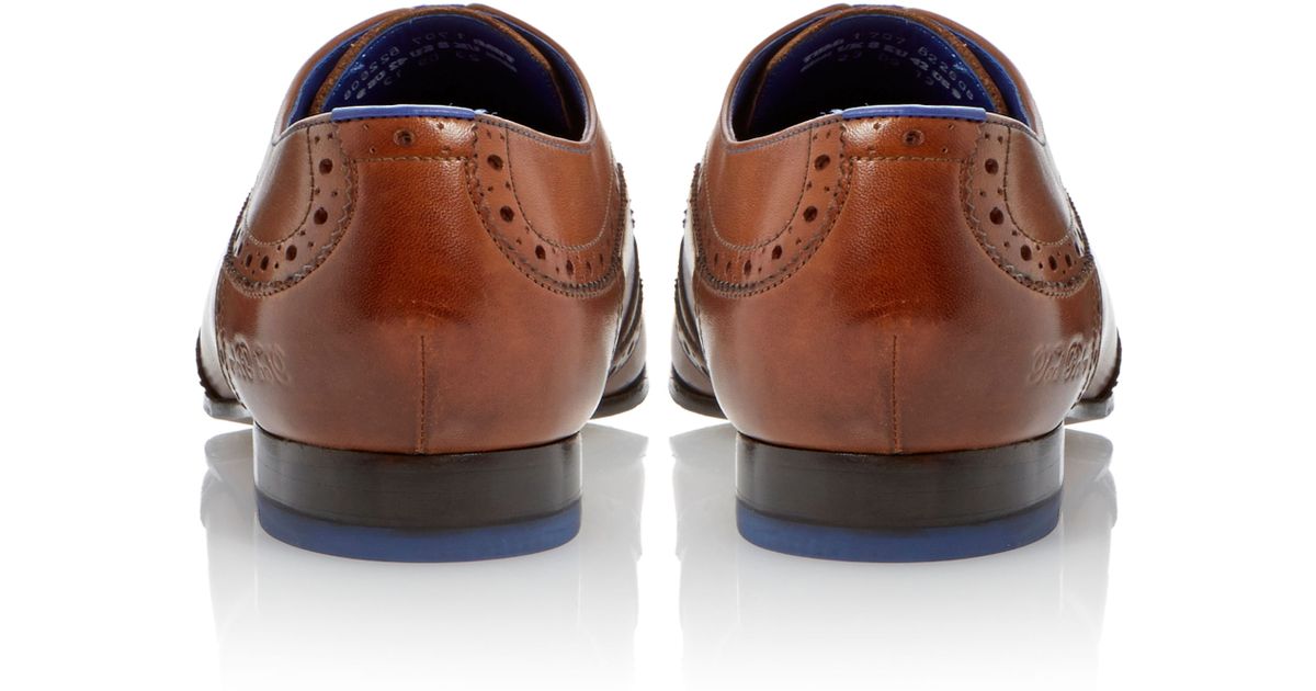 Ted baker Hann Wingcap Derby Shoes Tan in Brown for Men | Lyst