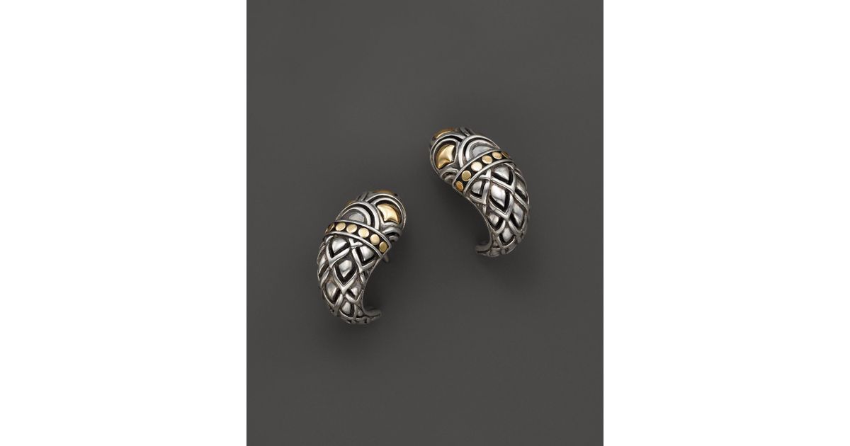 Lyst John Hardy Women S 18k Gold Sterling Silver Naga Shrimp Lyst John Hardy Women S 18k Gold Sterling Silver Naga Shrimp Earrings In Metallic
