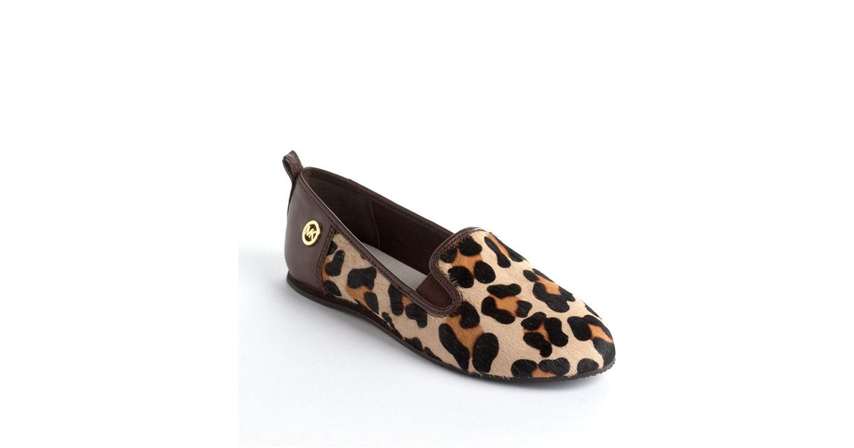 mk leopard flats