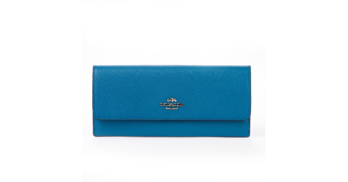 coach wallets blu