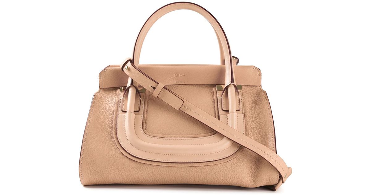 Chlo \u0026#39;everston\u0026#39; Tote in Beige (multicolour) | Lyst