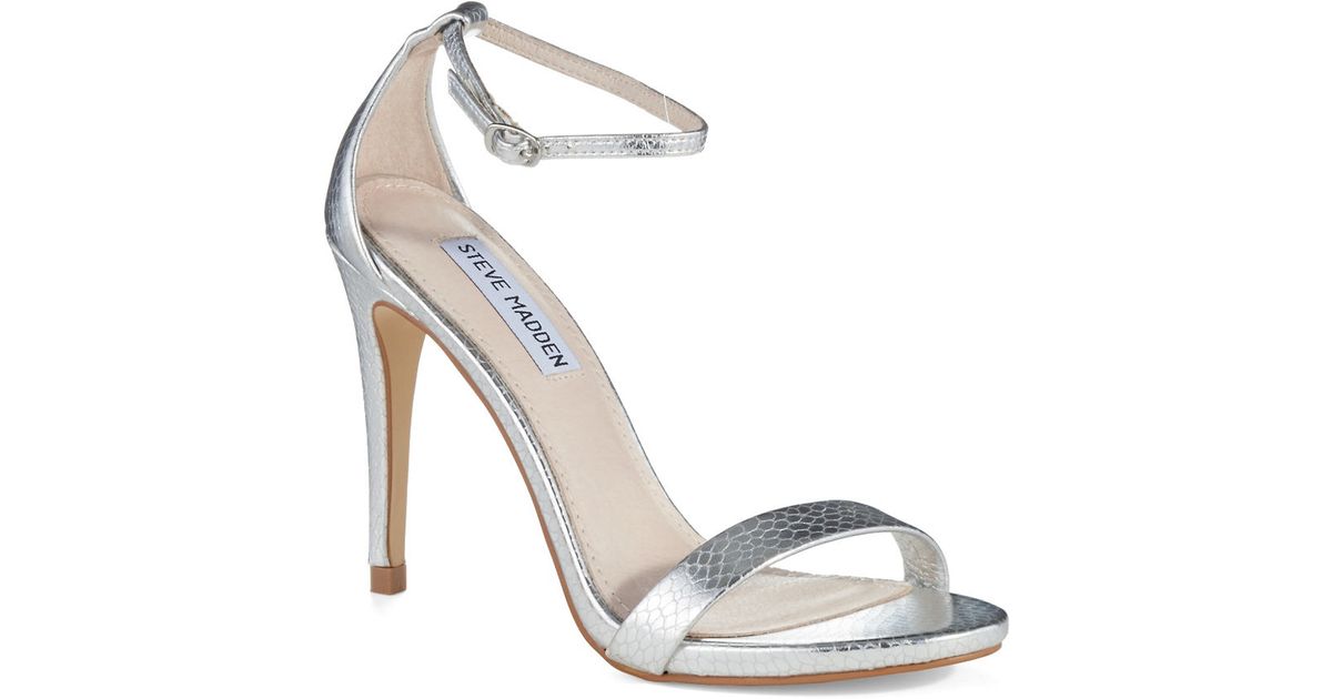 steve madden silver platforms