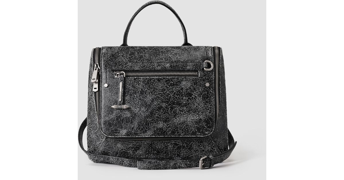 Lyst Allsaints Ridley Shoulder Bag Le In Black