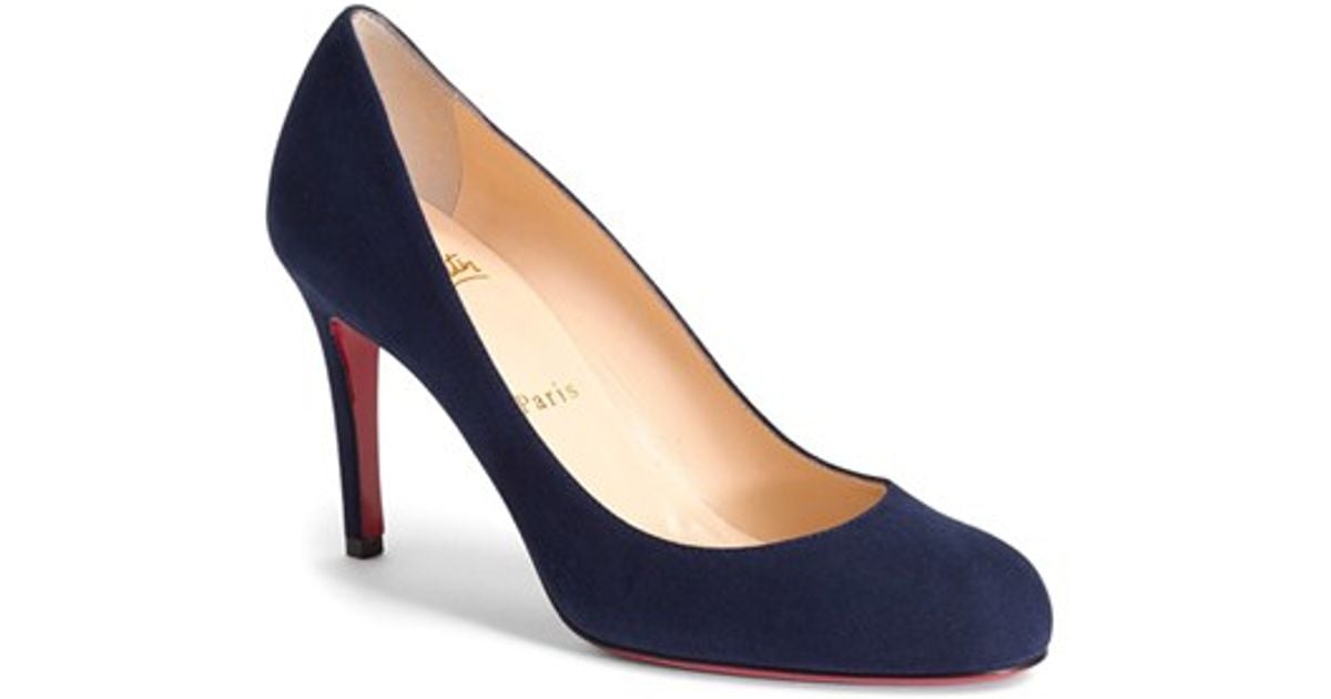 christian louboutin simple pump navy christian louboutin simple pump navy