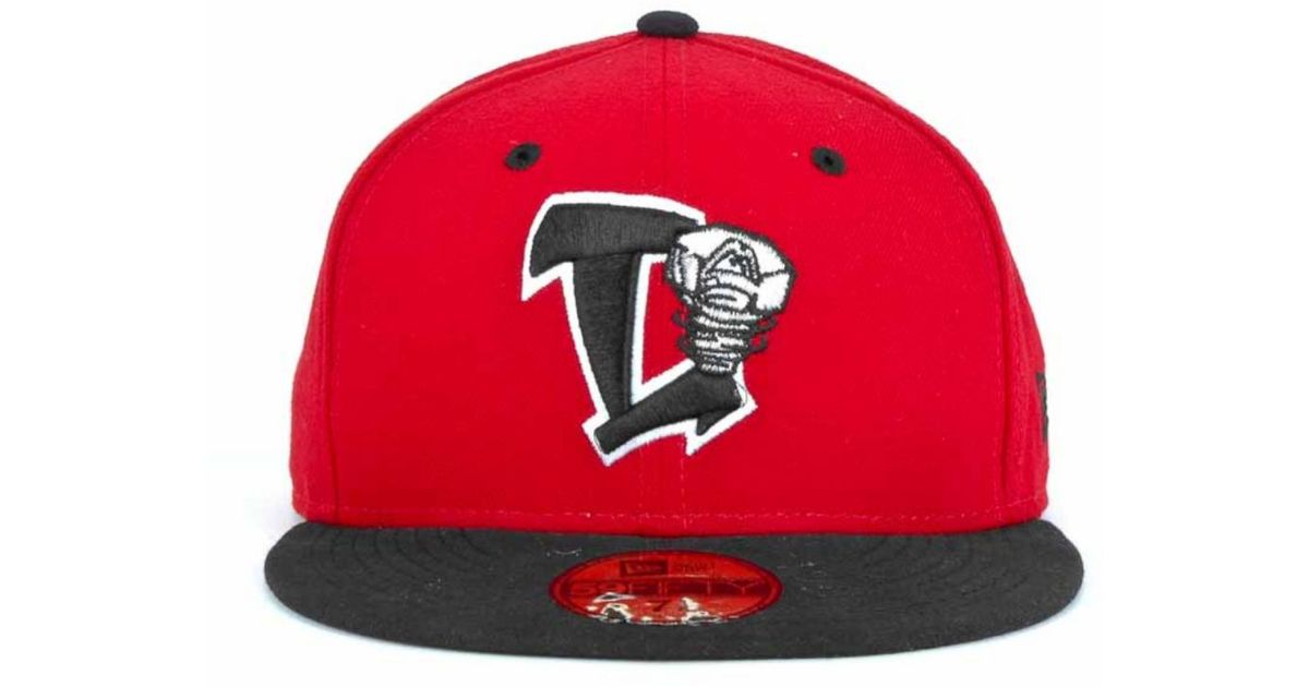 Ktz Lansing Lugnuts Milb 59fifty Cap in Red for Men (Red/Black) Lyst