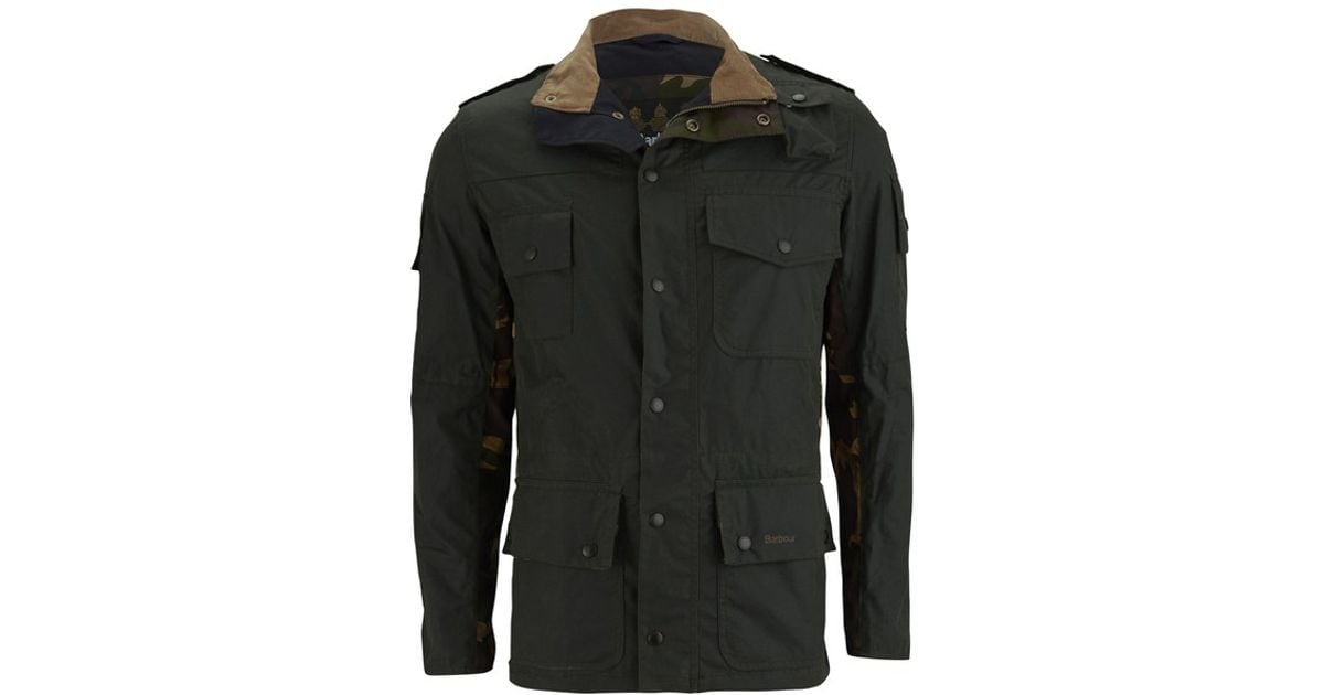 Barbour Men'S Cowen Commando Wax Jacket in Green for Men Lyst
