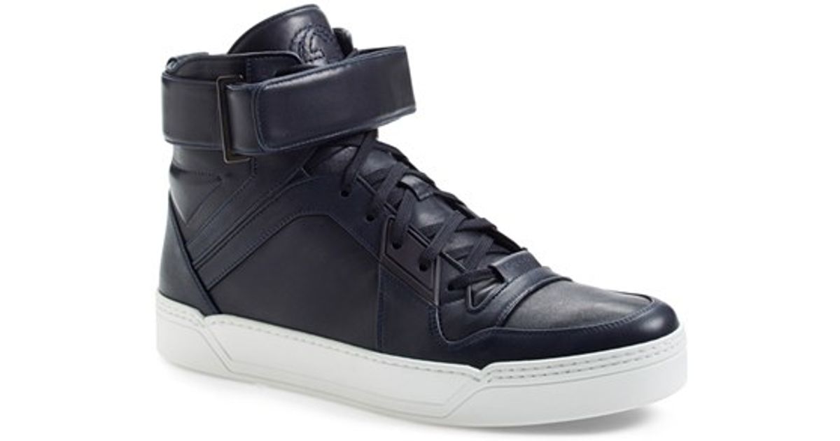 Gucci 'new Basketball' High Top Sneaker in Blue for Men | Lyst