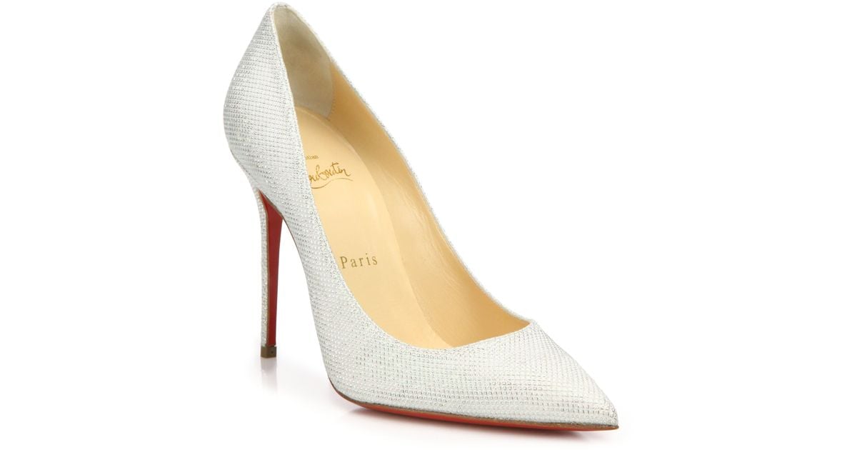 christian louboutin decollete lame christian louboutin decollete lame