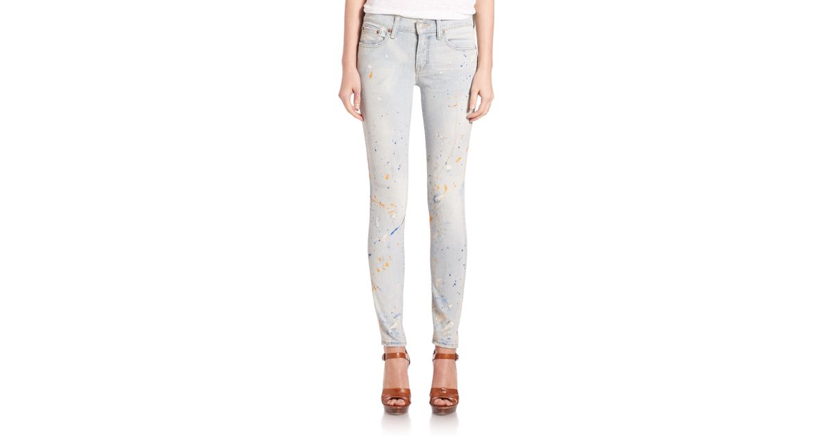 ralph lauren paint splatter jeans