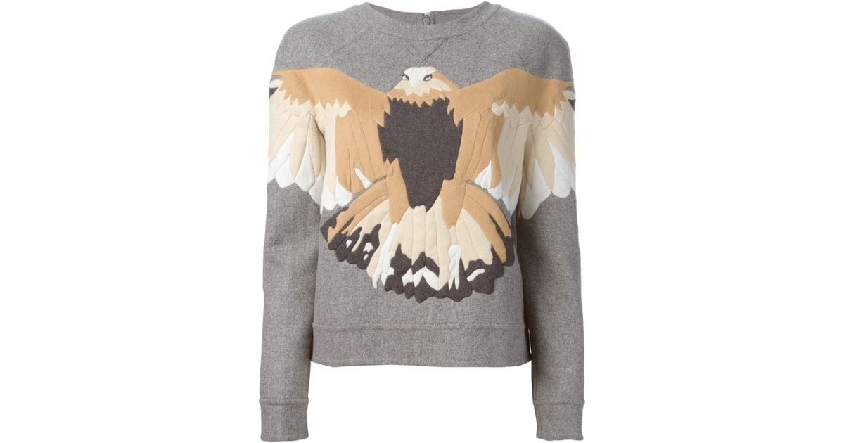 eagle print sweatshirt by valentino