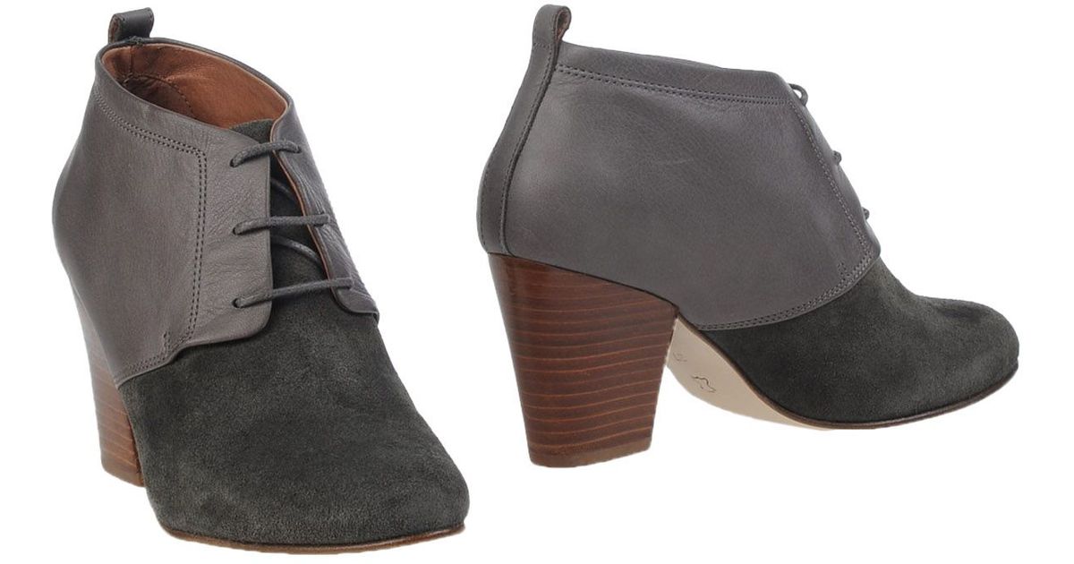Sessun Shoe Boots in Gray | Lyst