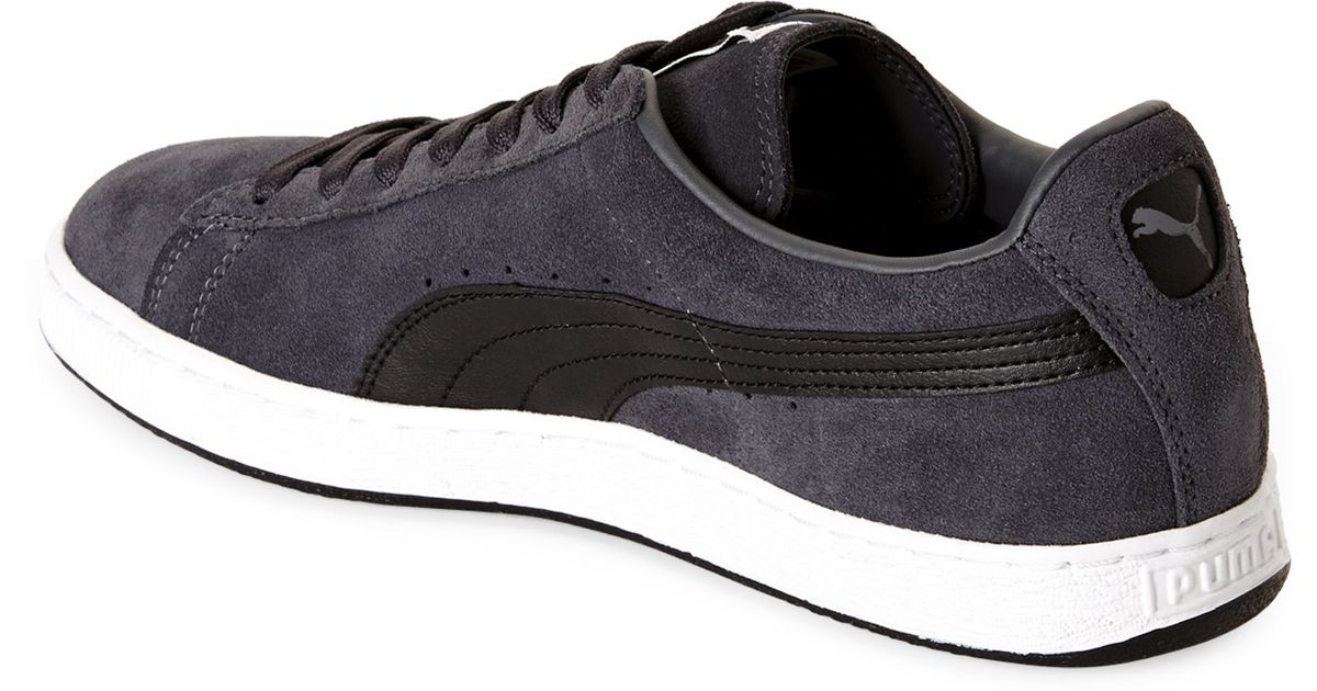 puma suede classic dark shadow