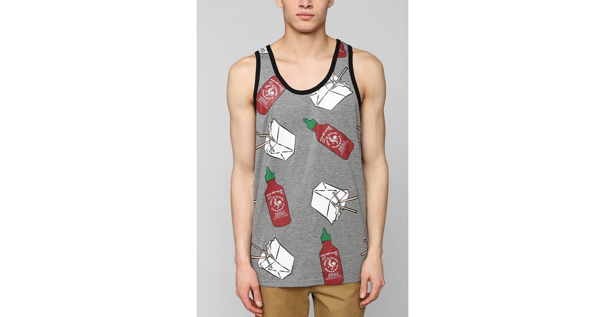 Urban outfitters Sriracha Tank Top in Gray for Men Lyst