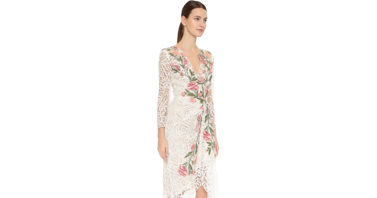 Ivory Lace Cocktail Dress