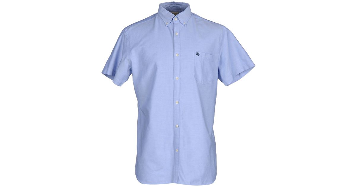 Selected Shirt in Blue for Men (Sky blue) | Lyst