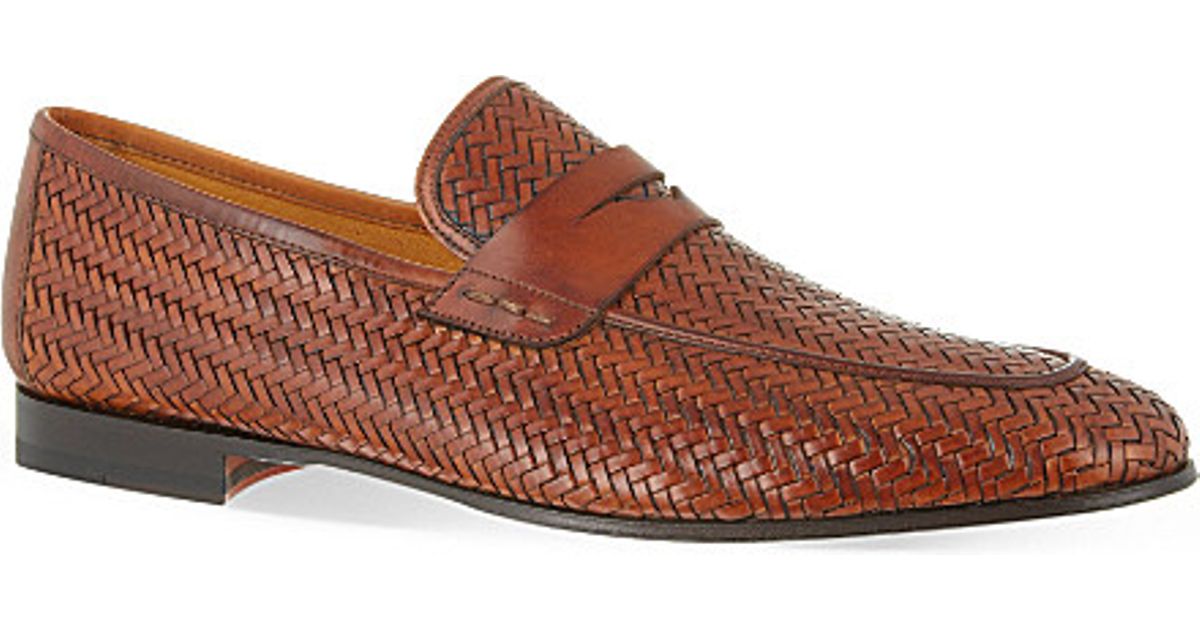 mens tan weave shoes