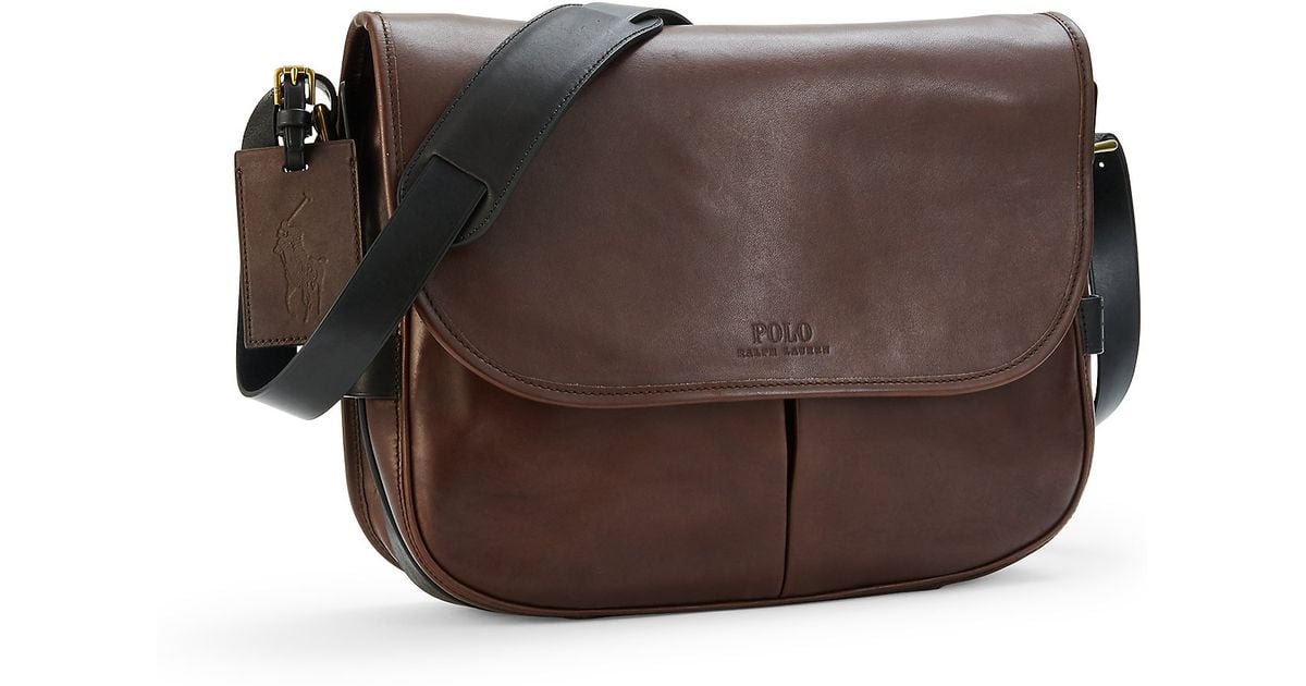 ralph lauren men's messenger bag