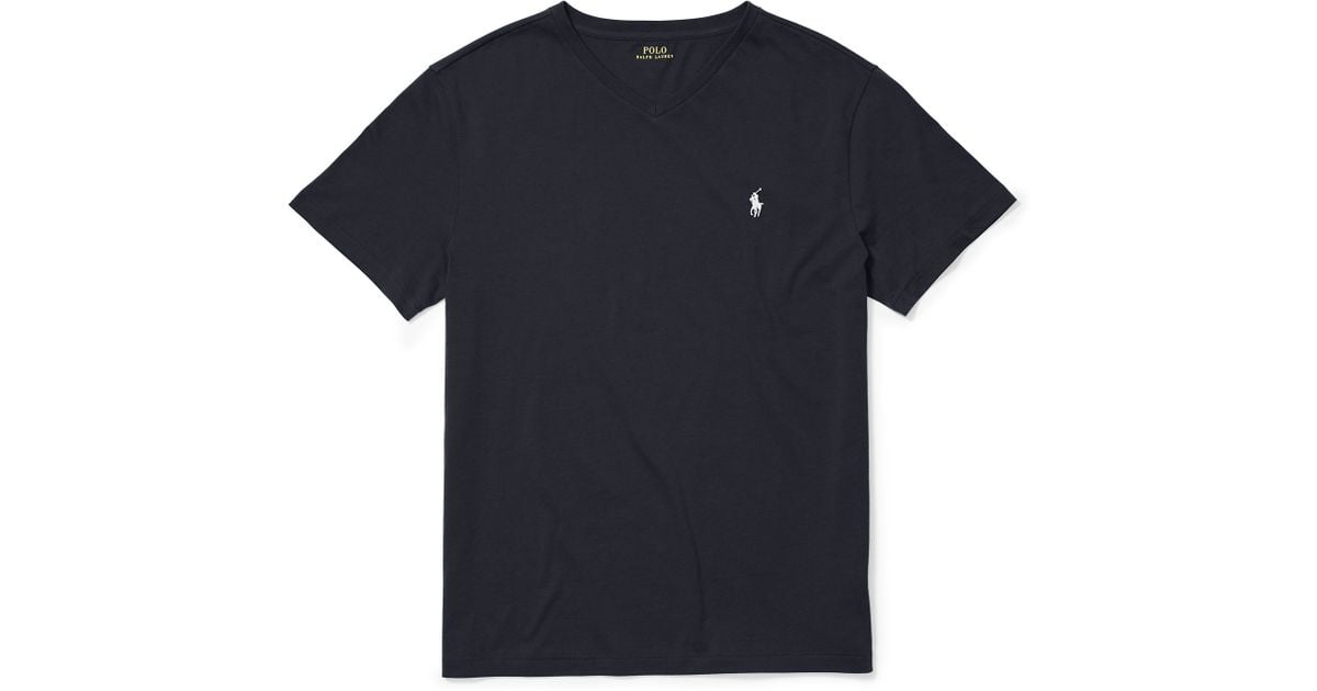 ralph lauren black v neck