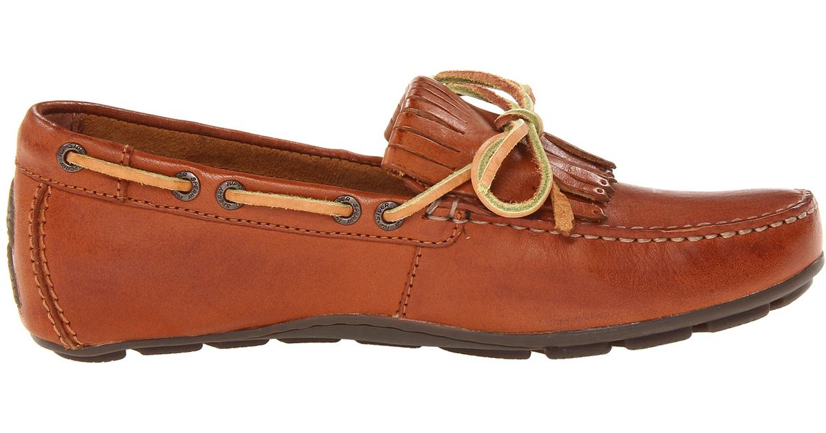 sperry wave driver tan
