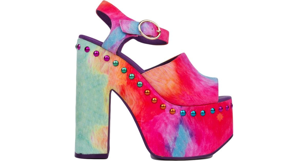 rainbow platform pumps