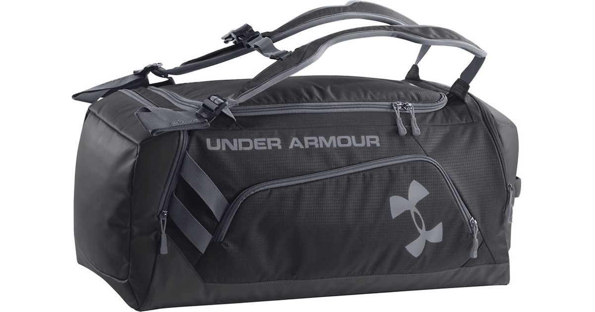 Lyst Under Armour Storm Contain Backpack Duffel Bag In Black For Men