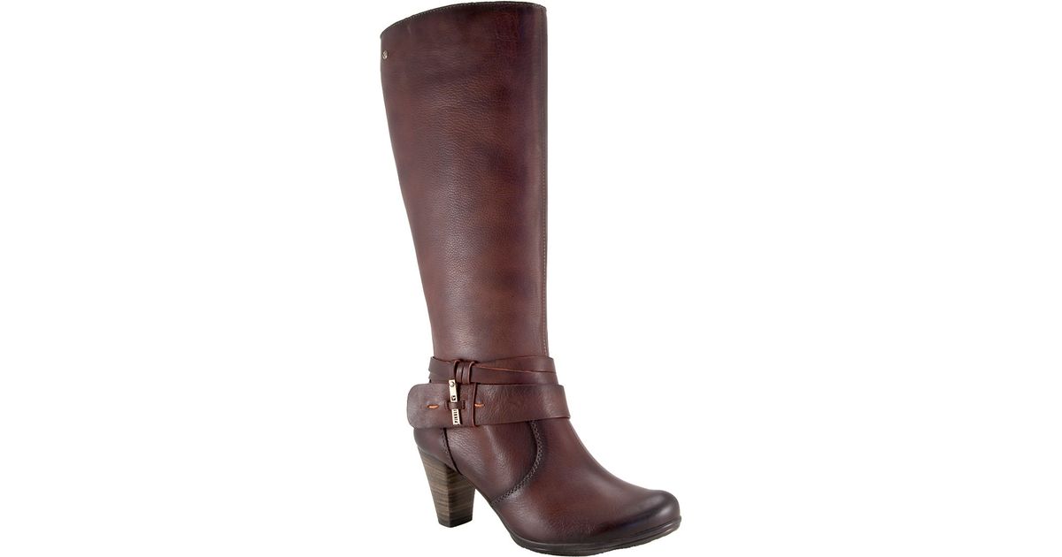 Pikolinos Verona Leather Tall Boots in Brown - Lyst