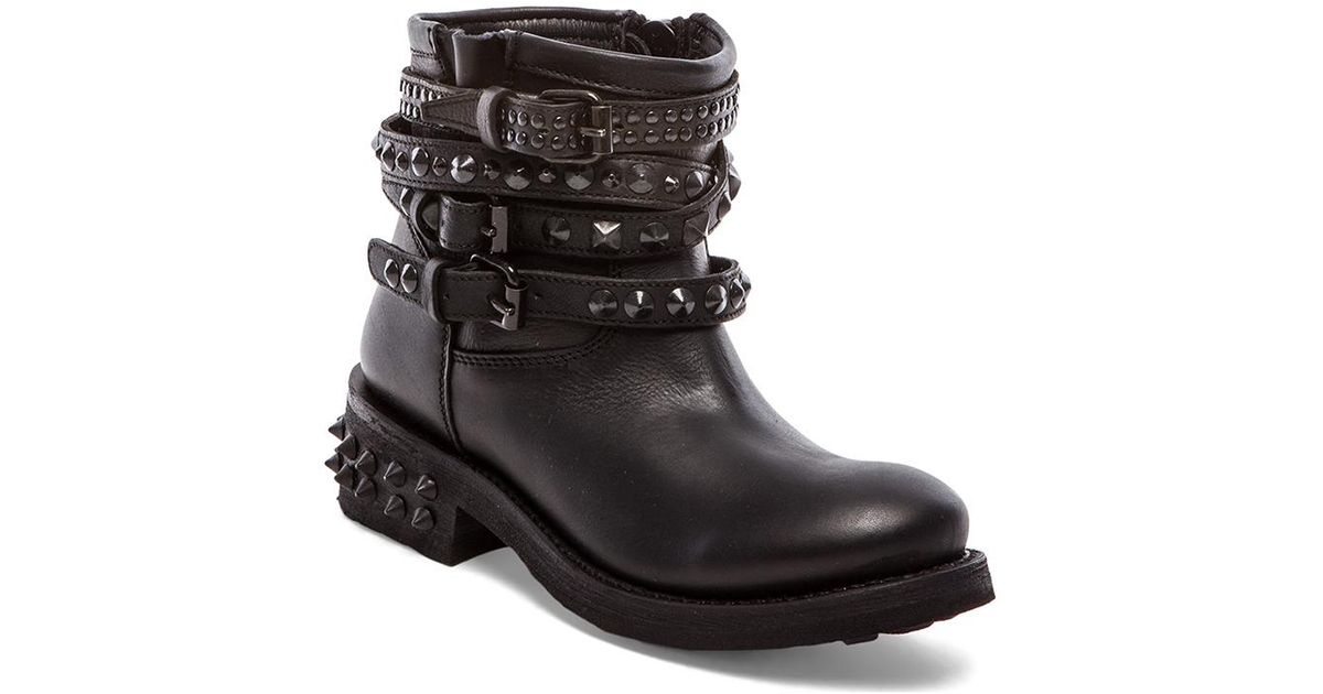 ash tatum biker boots