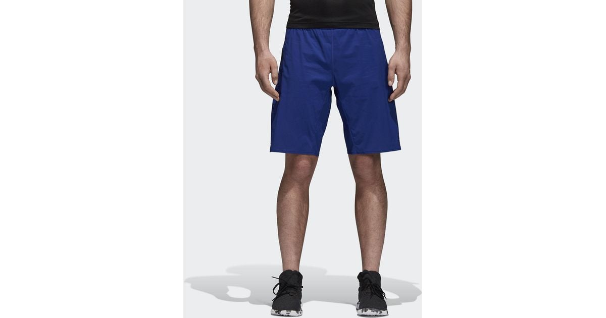 Adidas Blue 4krft 2 in 1 Shorts for men Adidas Blue 4krft 2 in 1 Shorts for men