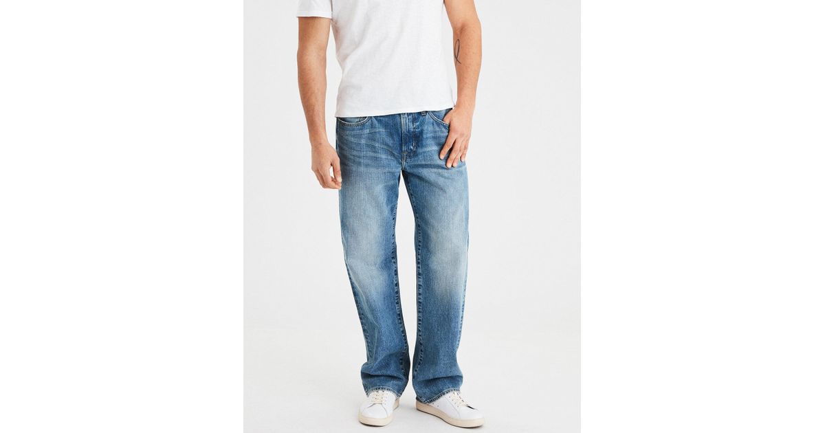 american eagle jeans for men loose hair