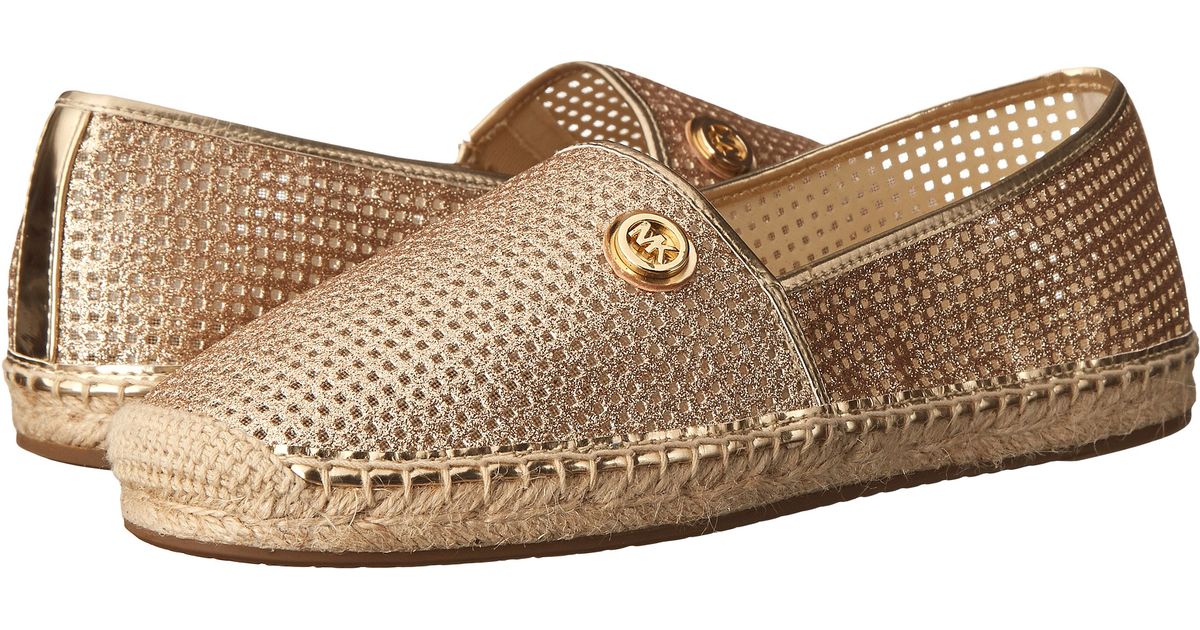 michael kors kendrick espadrilles gold