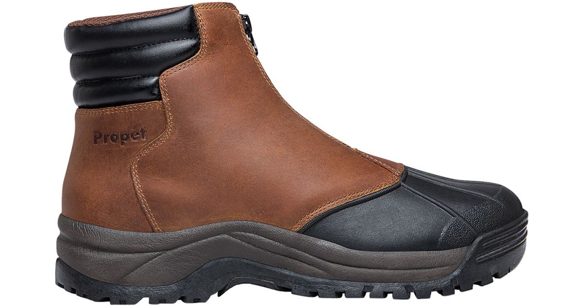 propét zip front blizzard boots