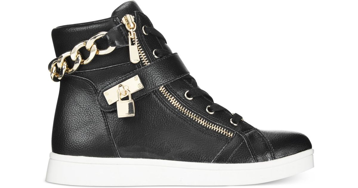 Bebe Sport Kandee Hightop Sneakers in Black Lyst
