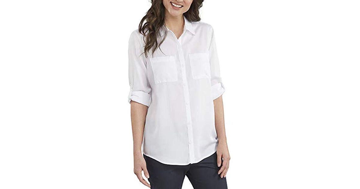 lyocell button down shirt