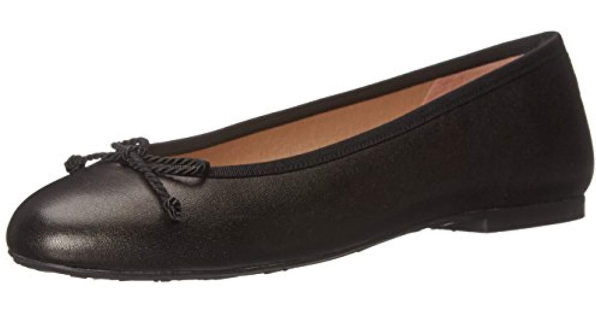 french sole black ballet flats