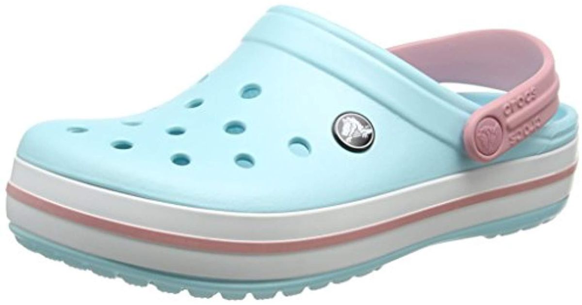 icy blue crocs