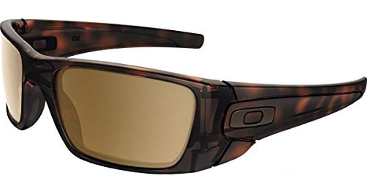 Lyst Oakley Fuel Cell Oo9096 D9 Polarized Wrap Sunglasses In Brown For Men 