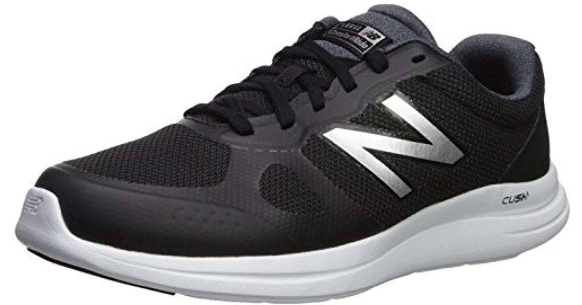 Lyst - New Balance Versi V1 Cushioning Running Shoe, Black/silver, 7.5 ...