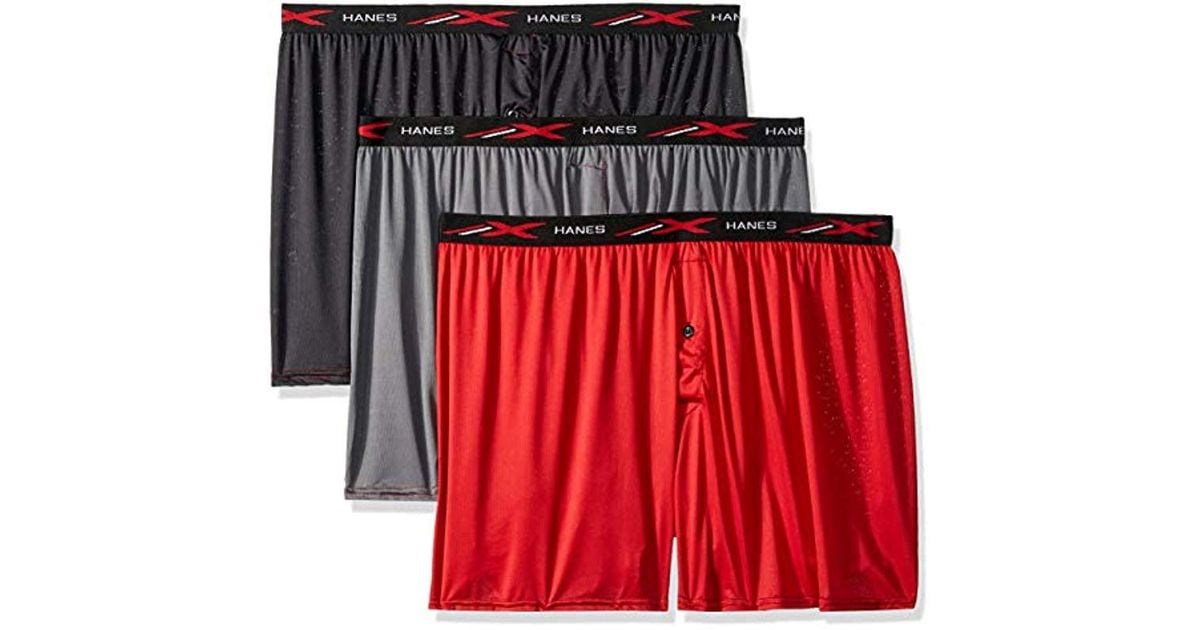 hanes x temp 4 way stretch boxers