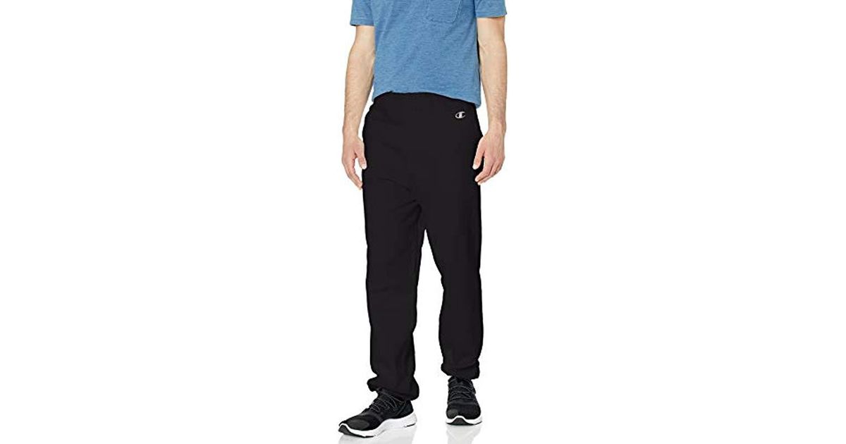 champion men's cotton max fleece sweatpant