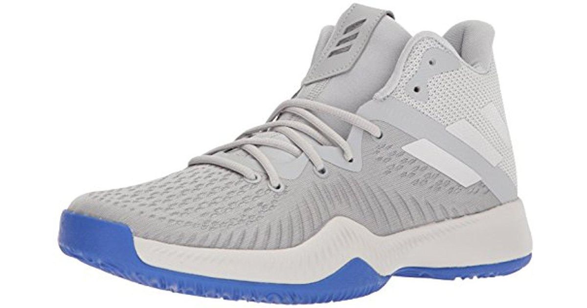 grey adidas basketball shoes